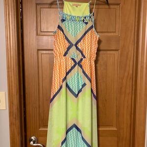 Gibson Latimer multi colored maxi dress